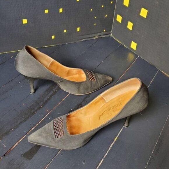 True Vintage Paramount Black Heels - Picture 8 of 8